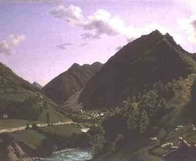 A Valley in the Pyrenees by Romanticism
