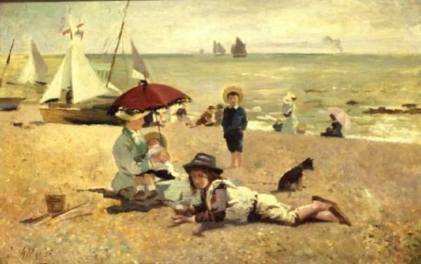 Rest by the Sands by Romanticism