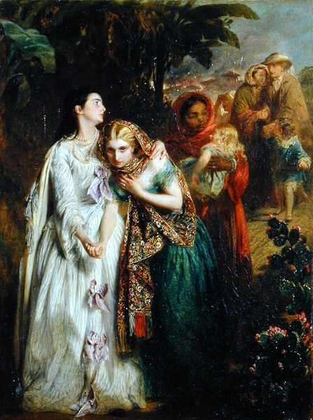 The Flight from Lucknow, 1858 by Romanticism