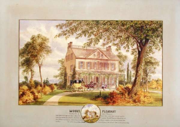 Mount Pleasant Beekman Mansion New York City by Romanticism