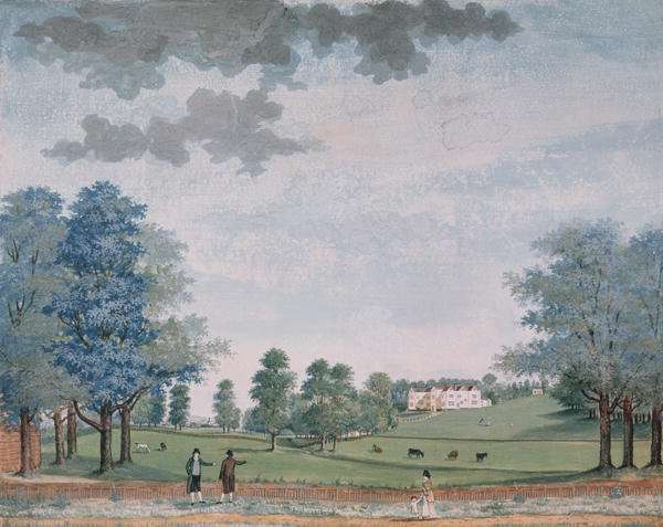 The Great House and Park at Chawton, c.1780 by Romanticism
