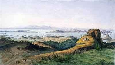 Panorama of Rio de Janeiro Brazil by Romanticism