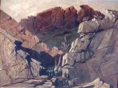 Expedition to the Portes der Fer Algeria by Romanticism