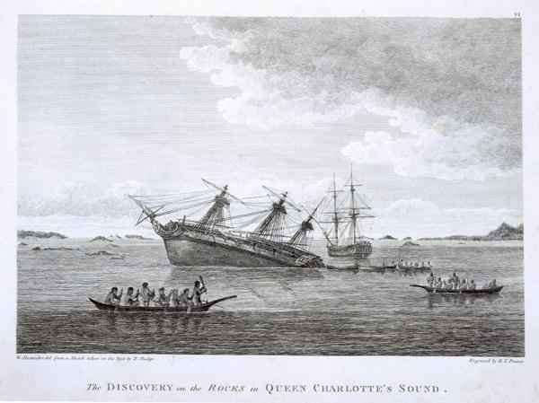 The Discovery on the Rocks in Queen Charlotte's Sound by Romanticism
