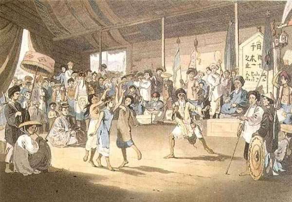 Scene in a Cochin-Chinese Opera by Romanticism