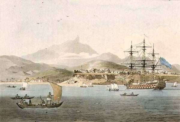 Porto Praya in the Island of St. Jago by Romanticism