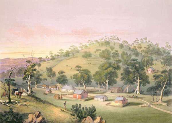 Evening at Angaston, South Australia by Romanticism