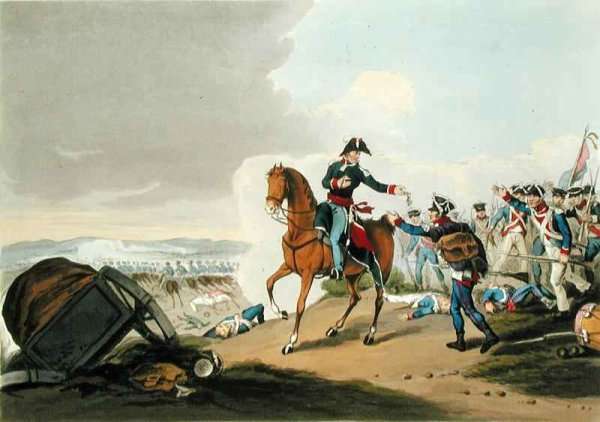 The Prince of Orange at the Battle of Waterloo by Romanticism