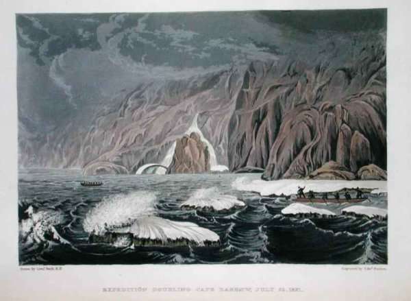Expedition doubling Cape Barrow by Romanticism
