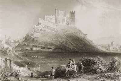 The Rock of Cashel, County Tipperary, Ireland by Romanticism