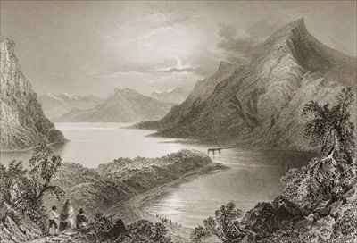 Lough Inagh, Connemara, County Galway by Romanticism