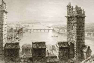 The River Shannon and Limerick from the Cathedral Tower, County Limerick by Romanticism