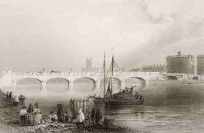 Wellesley Bridge, Limerick, Ireland by Romanticism