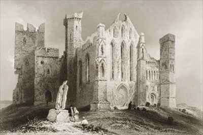 The Rock of Cashel, County Tipperary, Ireland 3 by Romanticism