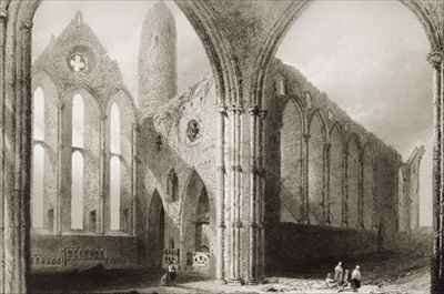 Interior of Hore Abbey, The Rock of Cashel, County Tipperary, Ireland by Romanticism