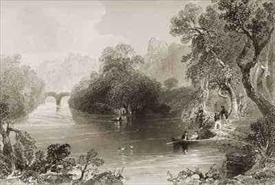 Killarney, Old Weir Bridge, County Killarney, Ireland by Romanticism