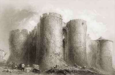 King John's Castle, Limerick, Ireland by Romanticism