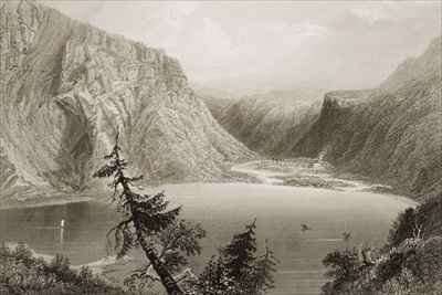 Luggela Lake, County Wicklow by Romanticism