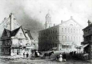 Faneuiel Hall, Boston by Romanticism