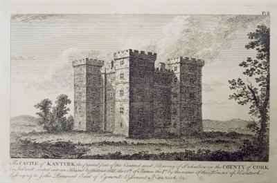 The Castle of Kanturk, County Cork, Ireland in the 1800s by Romanticism