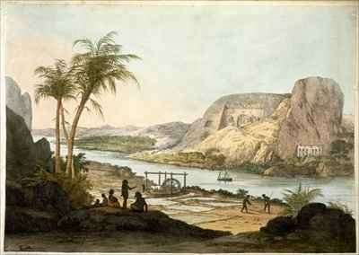 Exterior View of the two temples at Abu Simbul by Romanticism