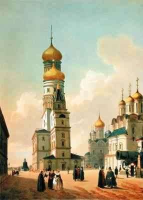 Ivan the Great Bell Tower in the Moscow Kremlin by Romanticism