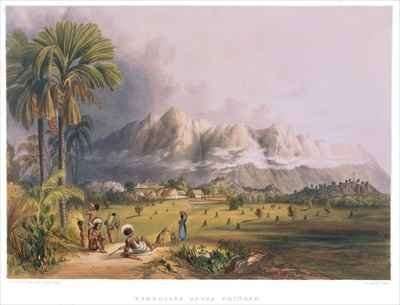 Esmeralda, on the Orinoco, site of a Spanish Mission, from 'Views in the Interior of Guiana' by Romanticism