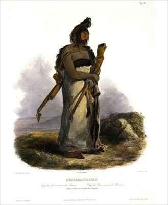 Mexkemahuastan, Chief of the Gros-Ventres of the Prairies by Romanticism