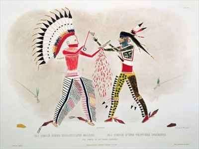 Facsimile of an Indian Painting by Romanticism