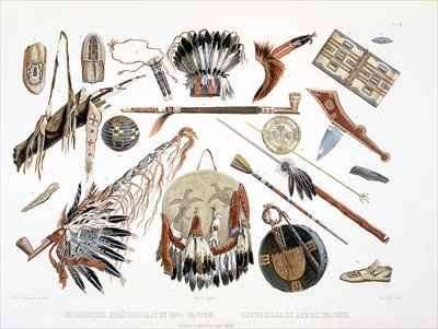 Indian Utensils and Arms by Romanticism