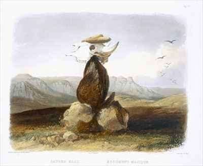 Magic Pile Erected by the Assiniboin Indians by Romanticism