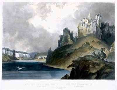 View of the Stone Walls on the Upper Missouri by Romanticism