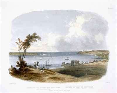 Entry to the Bay of New York taken from Staten Island by Romanticism