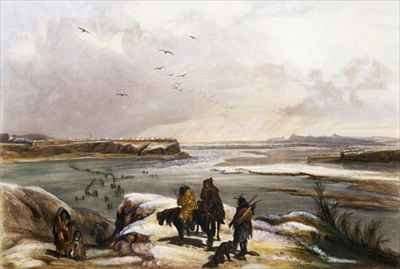 Fort Clark on the Missouri by Romanticism