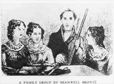 The Bronte Family by Romanticism