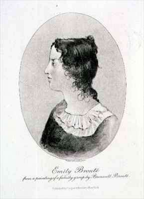Portrait of Emily Bronte (1818-48) by Romanticism
