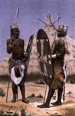 Nyam-nyam warriors by Romanticism