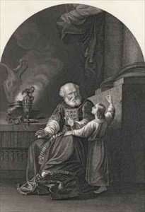 Samuel and Eli by Romanticism