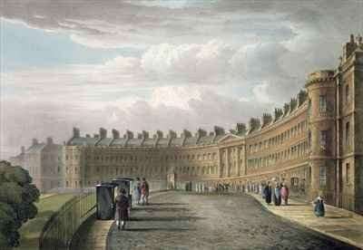 Lansdown Crescent Bath by Romanticism