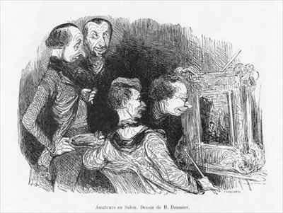 Amateurs at the Salon by Romanticism