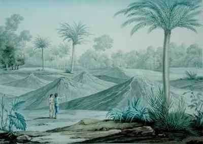 Volcanoes in the region of Turbaco by Romanticism