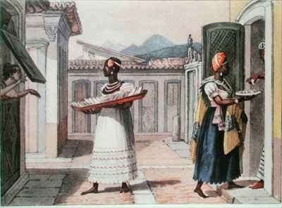 Travelling Saleswomen in Rio de Janeiro in 1827 by Romanticism