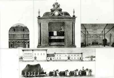 Funerary Procession and Monument of Emperor Leopold by Romanticism