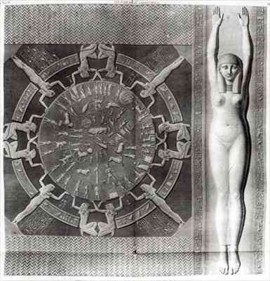 Dendera Zodiac by Romanticism