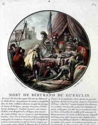 The Death of Bertrand du Guesclin 1311-80 by Romanticism