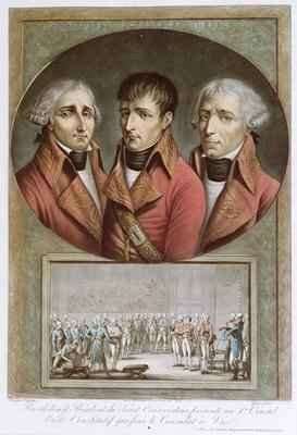 Portrait of the Three Consuls of the Republic and Barthelemy Presenting the Consitutional Act Proclaiming Napoleon I as Emperor for Life to the Premier Consul by Romanticism