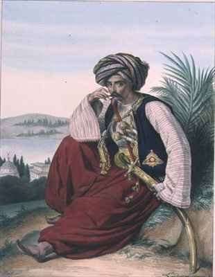 A Mameluke or slave soldier by Romanticism
