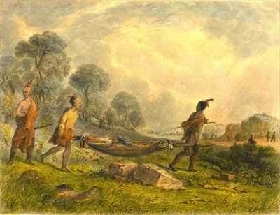 Transporting the Wounded by Romanticism