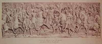 Meeting of Francois I and Henry VIII at the Field of the Cloth of Gold by Romanticism