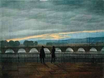 August Bridge in Dresden by Romanticism
